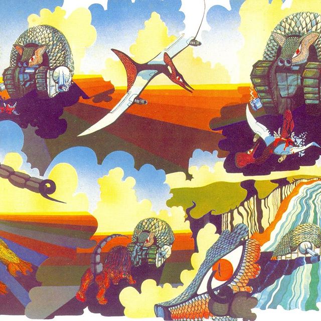 Tarkus gatefold's inner sleeve artwork. Its weird animals/warmachines always fascinated me. I love ELP, a lot.
RIP Keith Emerson #elp #emersonlakeandpalmer #tarkus #rip #keithemerson #progressive #rock