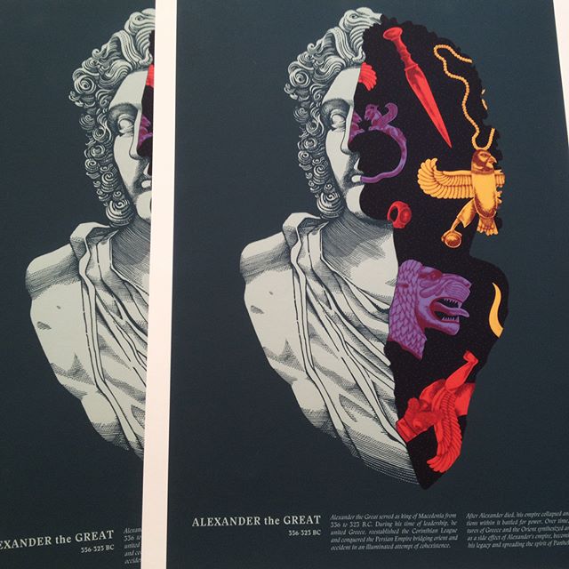 My #alexanderthegreat prints are here!
A series of 20 giclée prints, A3 format, hand numbered and signed by me and my partner for this, @alessandro_cripsta.
Contact us for one.