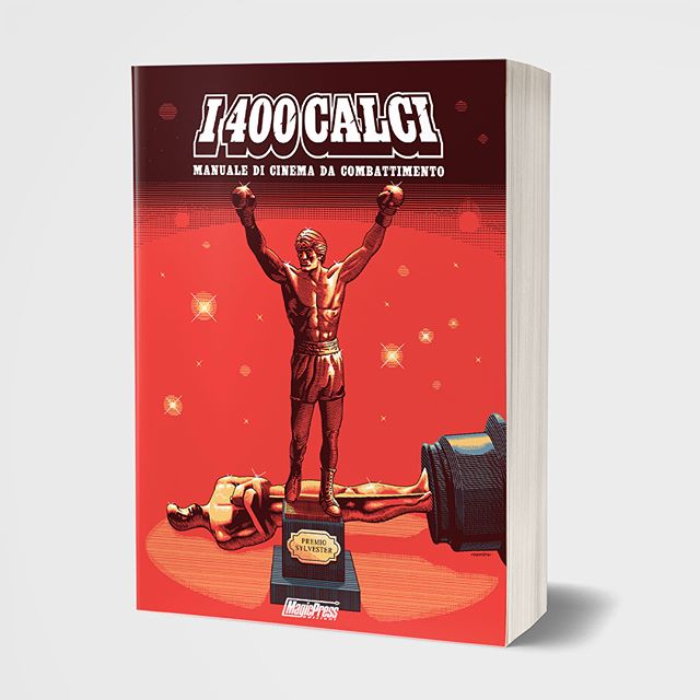 After almost ten years of life, after being awarded four times as the best italian movie website, after having played a key role in shaping the new movie critic in Italy, finally the cult website about genre-cinema "I 400 Calci" (www.i400calci.com) becomes a book, out soon on @magicpressedizioni.
-
An anthological collection of longform reviews plus some brand new excerpts, Illustrations by Davide Genchi and forewords by Leo Ortolani
-
Here's my cover for it. 👊💥